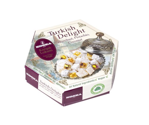 250g turkish delight - turkish, rose
