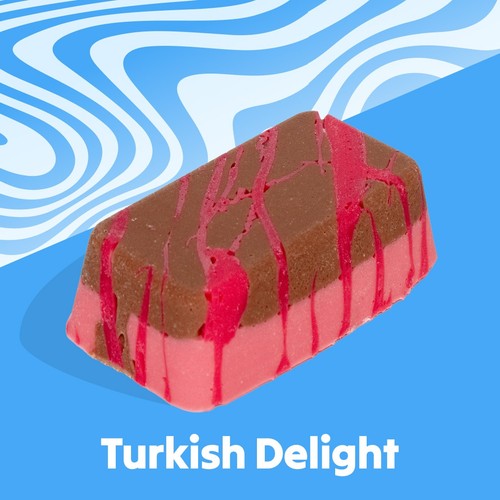 Turkish delight fudge 250g - delight, fudge,