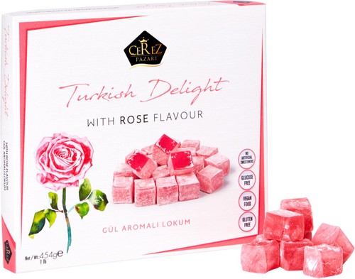 Turkish delight with rose - delight,