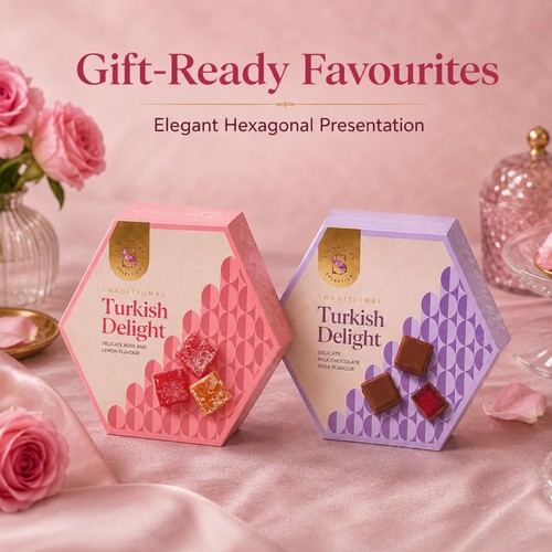 Traditional turkish delight - traditional,