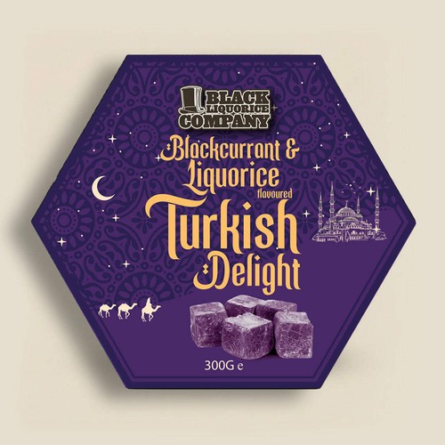 Blackcurrant coated liquorice - blackcurrant,