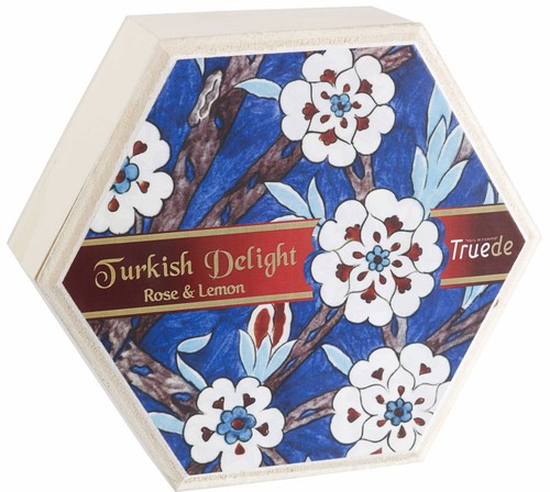 Wooden box rose lemon - wooden, &