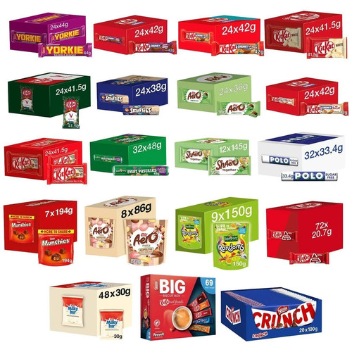 Nestle chocolate bars various - nestle,